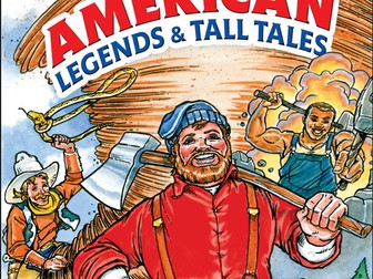 American Legends and Tall Tales Coloring Book