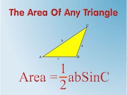 The Area Of Any Triangle with answers | Teaching Resources