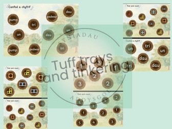 bilingual maths welsh english cymraeg nursery owl babies early years counting ps1 ks1