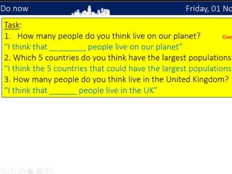 Population growth