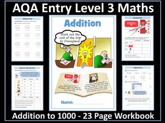 Addition to 1000: AQA Entry Level 3 Maths