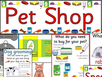 Pet shop role play pack