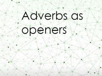 Adverbs for sentence openers (Second level)