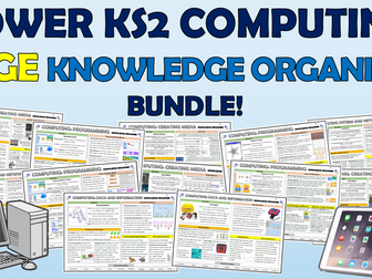 Lower KS2 Huge Computing Knowledge Organisers Bundle!