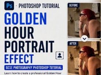 Golden Hour Portrait Photoshop Tutorial