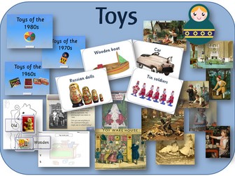 Toys KS1 topic resources - powerpoints, activity and display pack