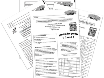 Eduqas Predicted Paper-First 40 marks