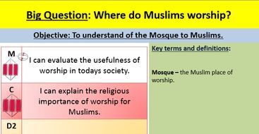 Mosque lesson | Teaching Resources