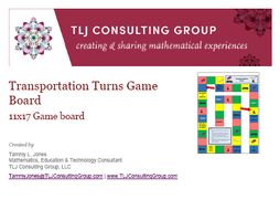 Transportation Turns Game Board