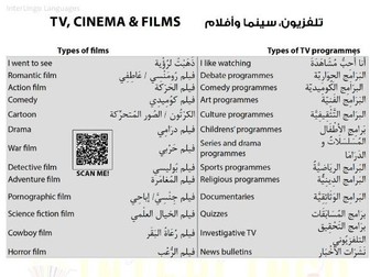 TV, Cinema & Films - Arabic lesson