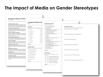 The Impact of Media on Gender Stereotypes