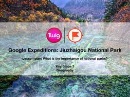 Google Expeditions lesson plan: Jiuzhaigou National Park