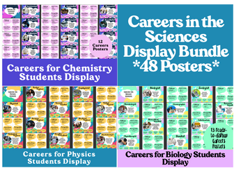 Careers in Science Display Posters Bundle