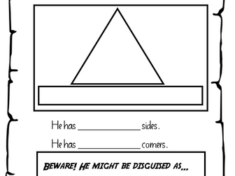 2D Shape Wanted Posters- Properties