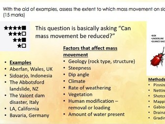 Cambridge A level (CIE) Rocks and weathering