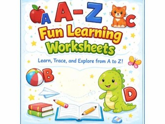 Early Learning Alphabet Activities: Fun ABC Practice for Handwriting! A–Z Letter Tracing Workbook