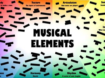 Musical Elements Vocabulary MAT