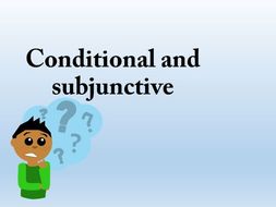 Conditional and Subjunctive - German