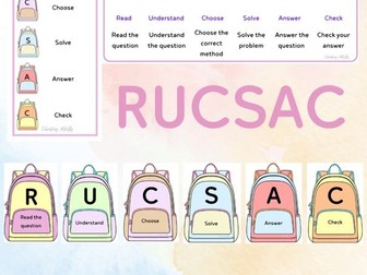 Maths RUCSAC Displays & Bookmarks