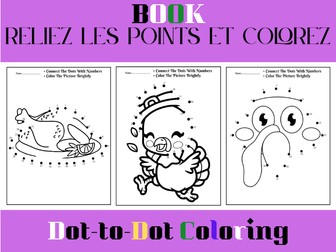 Jours de Récolte et de Fête : Reliez les Points et Colorez