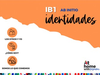 Spanish Vocabulary List Identities IB1 - Ab Initio