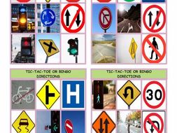 Directions Tic-Tac-Toe or Bingo