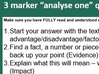 OCR GCSE Business PAPER 2 TECHNIQUE