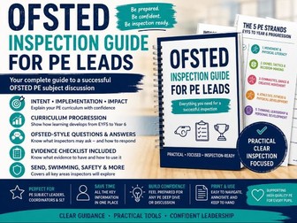 OFSTED Inspection Guide for PE Leads - Primary PE Subject Leader Deep Dive and Evidence Guide