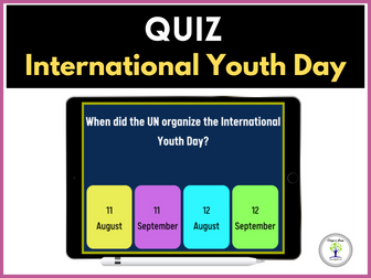 International Youth Day Quiz for Young Learners
