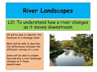 New AQA specification - River Landscapes: Full, differentiated SOW
