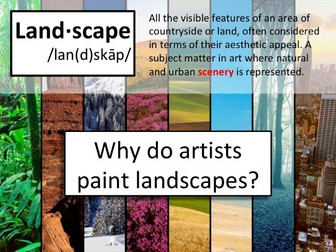 Introduction to Landscape Painting with Activities