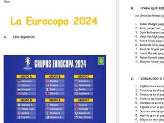 La Eurocopa 2024 Spanish booklet