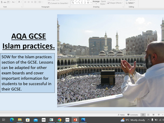AQA GCSE Islam practices.
