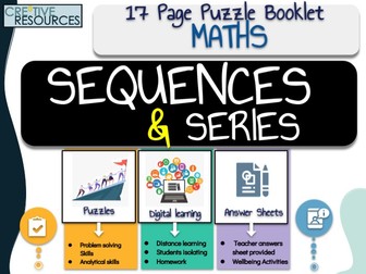 Maths Work Booklet Sequence and Series