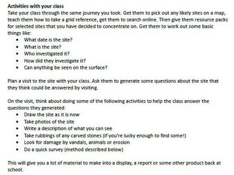 Intro: researching your local prehistory