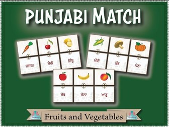Punjabi Match - Fruits and Vegetables