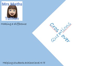 Crossover Questions Edexcel GCSE Maths November 2017 Paper 1