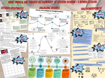 Why were the Tudors so famous? Full SOW, lessons and resources