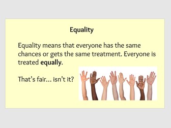 Equity vs. Equality Assembly or Lesson PPT