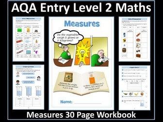 Measure - AQA Entry Level 2 Maths Workbook