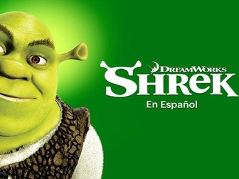 Spanish Shrek worksheet - End of year project - Film project