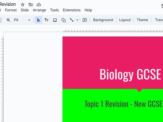 AQA GCSE Biology Topic 6 Inheritance, Variation & Evolution Revision Powerpoint
