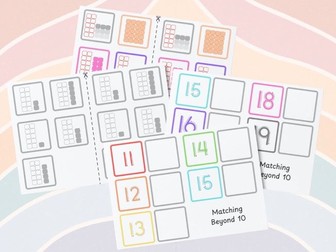 Number Count and Match Beyond 10 (11-20)