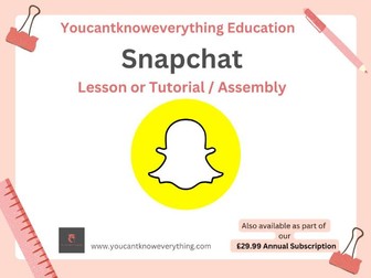 Snapchat PSHE Lesson