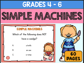 Simple Machines Task Cards Physical Science Fun Activities