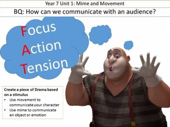 Mime and Movement - whole unit.