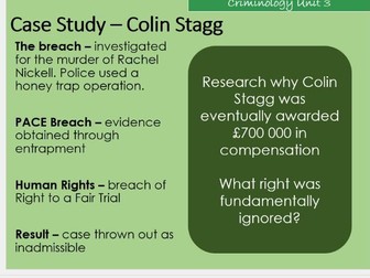 WJEC Criminology Unit 3 AC1.4 Rights of Individuals