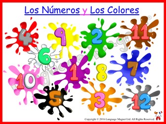 Spanish Numbers and Colours