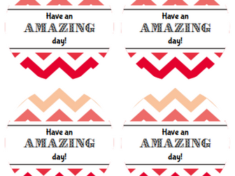 Have an amazing day stickers