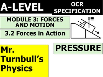 Pressure (OCR A-Level Physics)